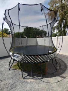 Black Net Trampoline