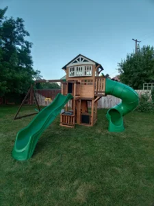 Green Slide Playset